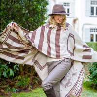 Poncho HV Polo Shelly Legno Beige Poncho HV Polo Shelly Legno Beige