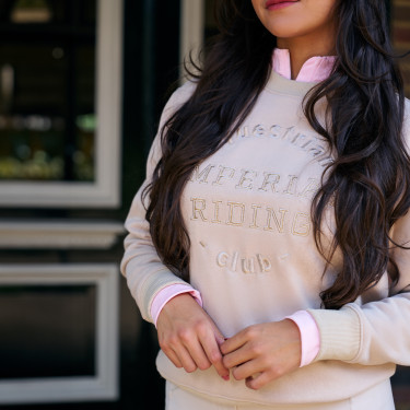 Maglia Imperial Riding Joyce donna Grigio / sabbia