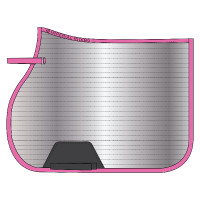 Sottosella Imperial Riding Reflective GP Rosa neon