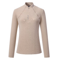 Top HV Polo Floria donna Erica naturale Beige Top HV Polo Floria donna Erica naturale Beige