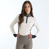 Top HV Polo Lavinia donna Avorio Beige