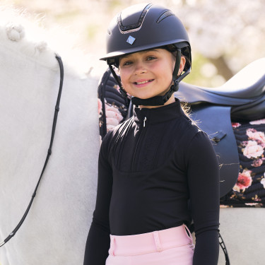 Top Imperial Riding Alinda bambino Nero