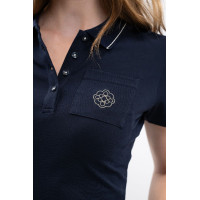 Polo Harcour x Versailles Gasparine Marina Blu marino