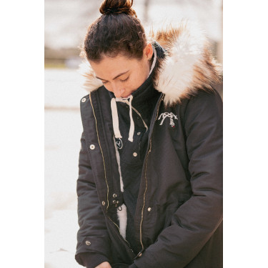 Parka Pénélope Mega Lione Nero