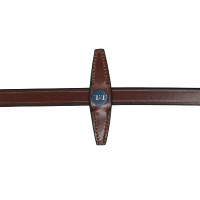 Redini in gomma T de T con fermagli Tabacco Marrone Redini in gomma T de T con fermagli Tabacco Marrone