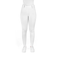 Leggings con fondo in silicone Equithème Alizé donna Bianco
