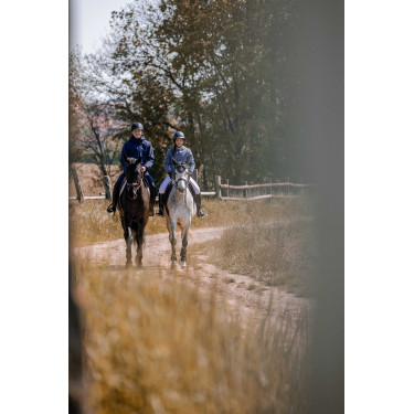 Leggings con fondo in silicone Equithème Alizé donna Nero