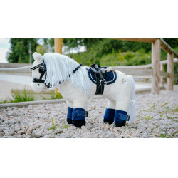 Mini-sella + sottopancia Pony Academy Nero