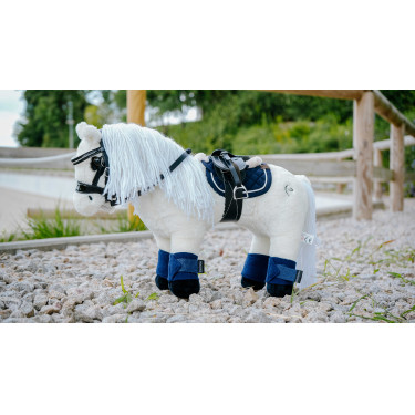 Mini-sella + sottopancia Pony Academy Nero