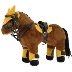 Mini-sella + sottopancia Pony Academy Nero