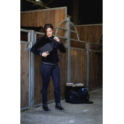 Pochette Je t'aime Equithème + Portamonete Nero Pochette Je t'aime Equithème + Portamonete Nero