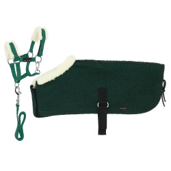 Set mini cavezza+copertina Pony Academy Verde scuro