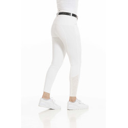 Pantaloni Equithème Claudine con fondello in silicone Bianco
