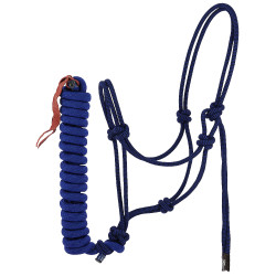 Capestro etologico + longhina Norton Duo Blu / nero