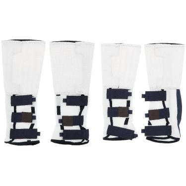 Paragambe anti-mosche Equithème Pro confezione da 4 Bianco