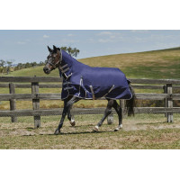 Coperta Weatherbeeta ComFiTec Essential Combo 220 g Blu navy / argento / rosso Coperta Weatherbeeta ComFiTec Essential Combo 220 g Blu navy / argento / rosso