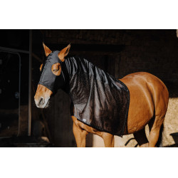 Protección de cuello integral Equithème Lycra/Mesh Nero