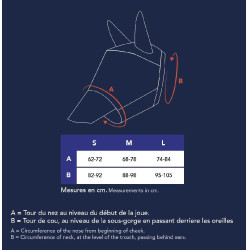 Maschera anti-mosche anti-UV Pro Series Visor Nero