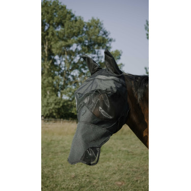 Maschera anti-mosche anti-UV Pro Series Visor Nero Maschera anti-mosche anti-UV Pro Series Visor Nero