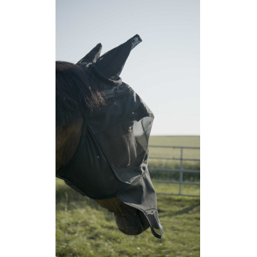 Maschera anti-mosche anti-UV Pro Series Visor Nero Maschera anti-mosche anti-UV Pro Series Visor Nero
