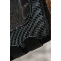 Maschera anti-mosche anti-UV Equithème Mesh S/O Nero Maschera anti-mosche anti-UV Equithème Mesh S/O Nero