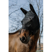 Maschera anti-mosche anti-UV Equithème Mesh Nero Maschera anti-mosche anti-UV Equithème Mesh Nero