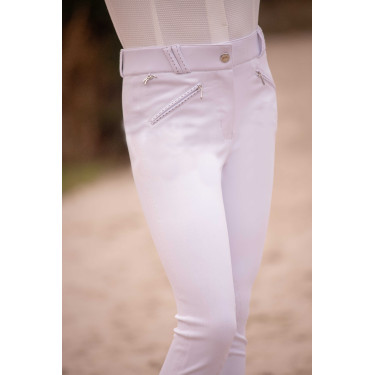 Pantaloni da equitazione Eden by PL New Romy Bianco Pantaloni da equitazione Eden by PL New Romy Bianco