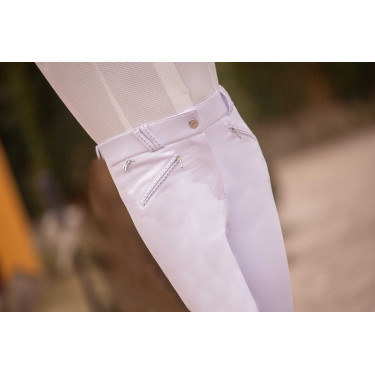 Pantaloni da equitazione Eden by PL New Romy Bianco Pantaloni da equitazione Eden by PL New Romy Bianco
