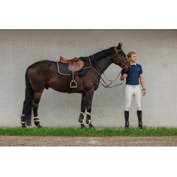 Polo Equithème Victor Marina Blu marino