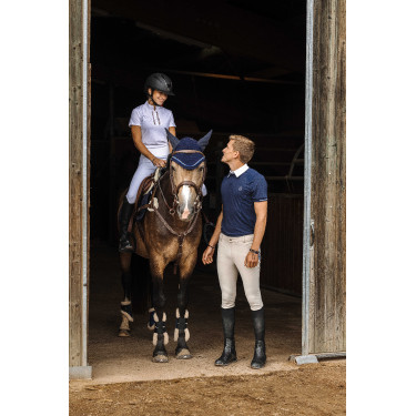 Polo Equithème Victor Marina Blu marino