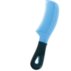 Pettine in PVC Hippotonic Soft Turchese Blu