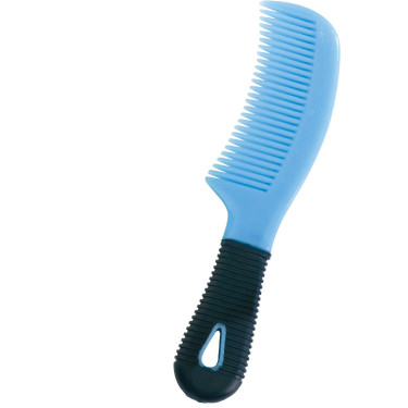 Pettine in PVC Hippotonic Soft Turchese Blu