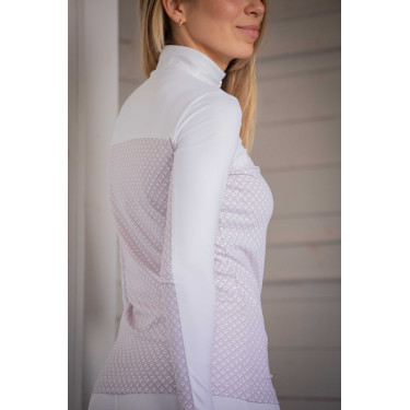 Polo PENELOPE - Debbie Bianco / rosa Polo PENELOPE - Debbie Bianco / rosa