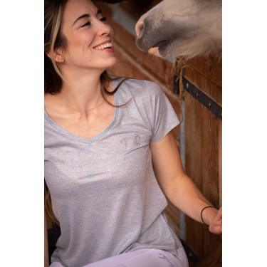 T-shirt Pénélope Juline Grigio T-shirt Pénélope Juline Grigio