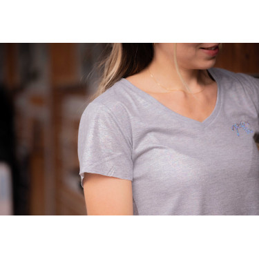 T-shirt Pénélope Juline Grigio T-shirt Pénélope Juline Grigio
