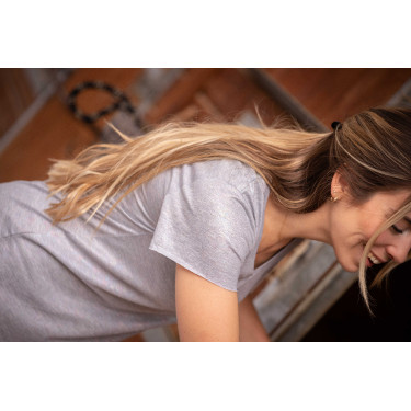 T-shirt Pénélope Juline Grigio T-shirt Pénélope Juline Grigio