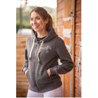 Felpa Pénélope Tressy Flock Grigio Felpa Pénélope Tressy Flock Grigio