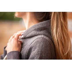 Felpa Pénélope Tressy Flock Grigio Felpa Pénélope Tressy Flock Grigio