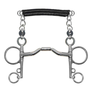 Mors pelham Metalab Elite curvo con aste lunghe