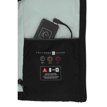 Gilet riscaldato Equithème Charlie Nero Gilet riscaldato Equithème Charlie Nero