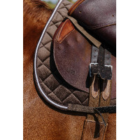 Sottosella Riding World in velluto Bianco