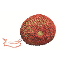 Rete per fieno con museliera HKM Rosso