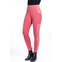 Leggings HKM Mesh Style con grip completo in silicone Rosa lampone Leggings HKM Mesh Style con grip completo in silicone Rosa lampone