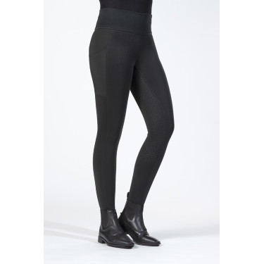 Leggings Cosy Style con fondo integrale in silicone HKM Nero