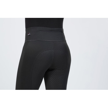 Leggings Cosy Style con fondo integrale in silicone HKM Nero