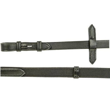 Redini HKM intrecciate in gomma Nero