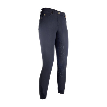 Pantaloni LG Basic con fondo integrale in silicone HKM Blu scuro