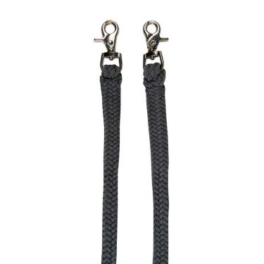 Capestro etologico Strass con redini / longhe HKM Grigio / uva