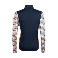 Maglietta tecnica HKM Lyon Active a maniche lunghe Blu scuro Maglietta tecnica HKM Lyon Active a maniche lunghe Blu scuro