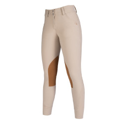 Pantaloni Hunter con rinforzi in Alos HKM Naturale scuro Beige